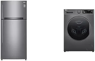 LG Bundle [Ref - N-H622HLHL 17 Cubic Feet - 475L & Washing Machine F4T2VYM1S - 9kg]