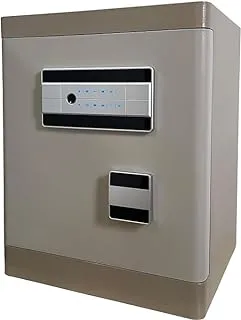 CURVEX BXG70 Safe Box,Home & Office Safe with LED Digital Biometric Fingerprint and Key Security Combination Lock for Money