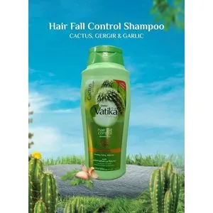 Vatika Naturals Hair Fall Control Shampoo Cactus & Gergir 600 ML