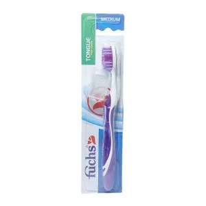 Tongue Toothbrush & Free Cover  - Medium