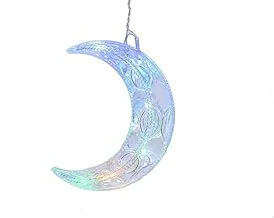 Silicone Large Led Rope Home crescent moon Shape Containing Lighting Colorful With Plastic Star Add Happier And Plug For Decoration - Multi Color