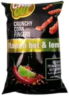 chillout crunchy corn fingers flamin' hot & lemon -(35-45) gm