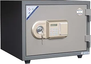 LGSafe LG37E4 Fireproof Safe Box - Anti-Burglar Home and Office Safe with a Removable Shelf, Digital Keypad and Dual Locks (H37 x W49 x D41 CM, 60KG)