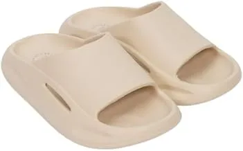 Cubs unisex-child CUBS Adults Pillow Slipper High Platofm Beige Flip-Flop