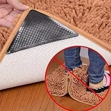 Washable Silicone Adhesive Technology - Reusable 4 in 1 Rug Leg Bands for Non-Slip Grip on Carpets and Floors, Best Supplier for Product Catkit