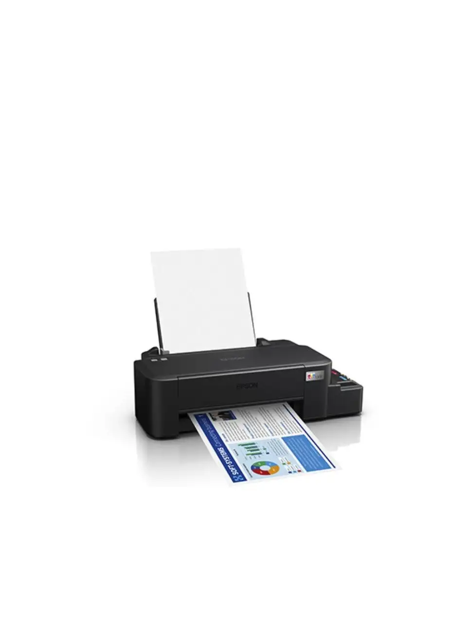 EPSON Epson EcoTank L121 Compact Printer, Color with Purpose-Built, Refillable Ink Tank black