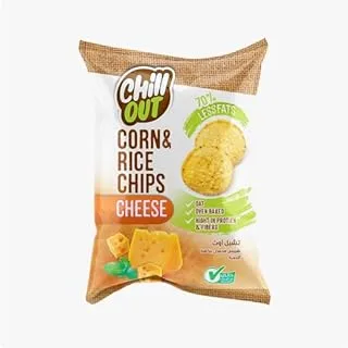 chillout corn & rice chips cheese -50 gm