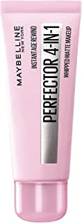 Maybelline New York instant age rewind instant perfector 4-in-1 matte makeup, blurs pores, conceals blemishes, and evens skin tone with light coverage, medium, 1 fl oz