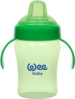 Wee Baby 775 Baby Cup with Handle, 240 ml - Green