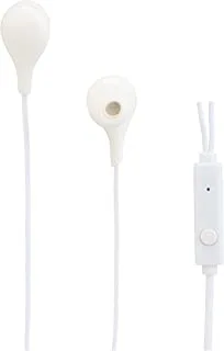 Borofone bm24 milo universal earphones with mic - white, Wired Headphones Headset Wired