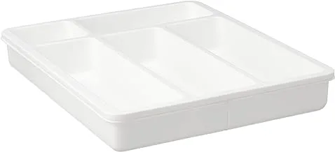 M-DESIGN Cutlery tray with sides - white - max. 51 x 36cm