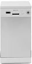 White Point WPD105 DS Dishwasher, 10 Persons, 5 Programs - Silver