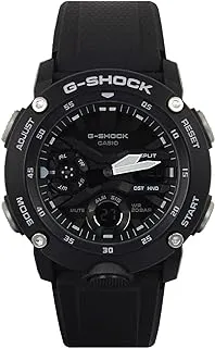 Casio G-SHOCK Ga-2000-3aDR Double Led Light Resin Band Round analog Digital Unisex Watch - Black