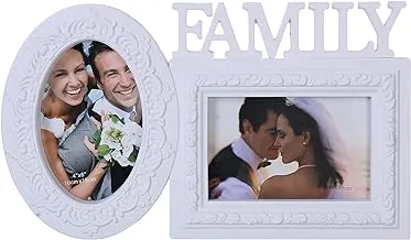 Photo frame h609-3 family, 2 pictures - white