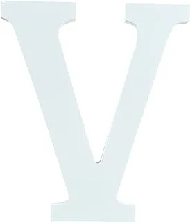 V-Shaped Paintable Wooden Large Letter