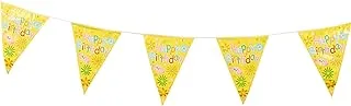 Party happy birthday print party banner, 10199/1 multi color