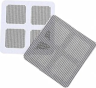 Window and Door Repair Kit, Fiberglass Screen Repair Patches, Strong Adhesive Waterproof Screen Repair Stickers, Perfect Mesh Film for Fixing Holes and Tears