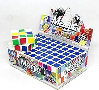 Generic Pack of 6 Rubik's unisex cubes