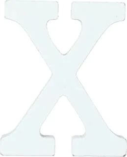 X-shaped paintable wooden small letter