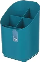 M-Design Cutlery drainer - teal - 12.5 x 12.5 x 18.5cm