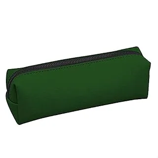 Zipped pencil case lethar - 6*8*22 - green