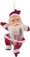 Santa claus shaped christmas decoration - 7 inches