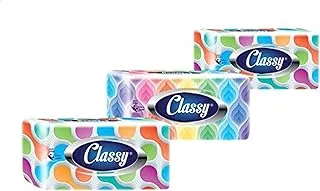 Classy Sterilized Facial Tissues - 330 Tissues, Pack of 3