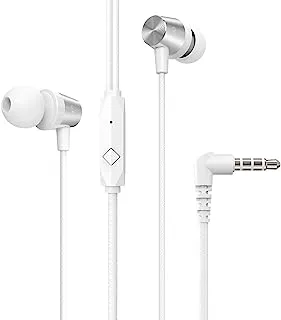 Hoco M79 Cresta Universal Earphones with Microphone - White, Wired