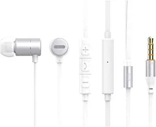 Celebrat C10 wired Earphone Stereo Ergonomic Design With Earphone plug Comfortable And High Quality For Mobile Phone 3.5mm - White Headphones Headset