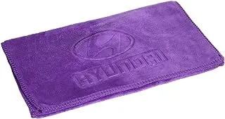 Hyundai Car Drying Towel, Free Microfiber Cleaning Cloth, Premium Professional Soft Microfiber Towel, Super Absorbent Detailing Towel for Car/Windows/Screen/Kitchen - Purple