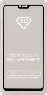 5D Glass Screen Protector for Oppo F7, Black