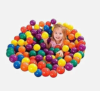 Intex 100pcs Colorful Sea balls Soft Plastic Ocean balls Funny Baby Kid Swim Pit Toy Outdoor Indoor Baby Playing Toy balls