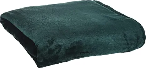 Mintra Microfiber Blanket, Super Soft, 100% Polyester (180 x 220 cm) - Green