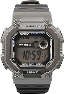 Casio Youth Resin Band Digital Watch for Men - Black