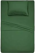 Snooze Flat bed sheet set 2 PCS,180 * 240 cm (Fern green)