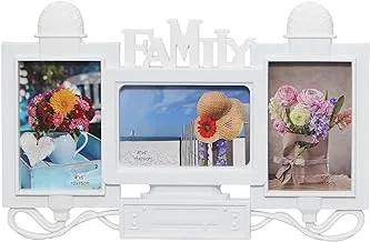 El Maayergy H623 Photo Frame, 3 Pictures - White