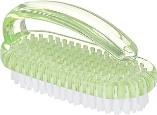 Migo's Nail Brush, Clear and Green