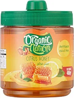 Organic Nation | Citrus Honey | 100% Pure Honey | Antitoxin | Protein | Healthy Body | Rich in Vitamins | Low Sugar | Antioxidant | 400g