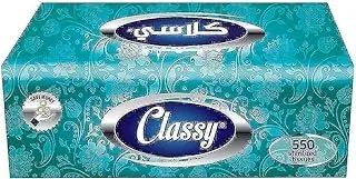 Classy Sterilized Tissues, 550 Tissues (Package May Vary)