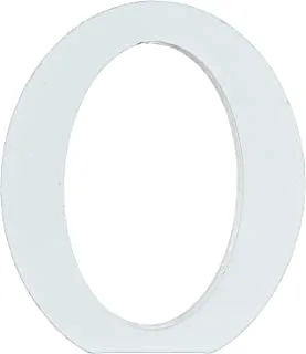 O-shaped paintable wooden medium letter