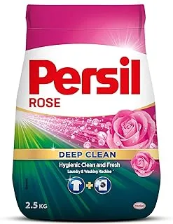 Persil 2.5KG (9 washloads), automatic powder with deep clean plus technology, powder laundry detergent provides new level of laundry cleanliness-Rose scent.