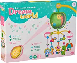 Kang Lei Toys Dream World Musical Baby Crib Rattles with Remote Control - Multi Color