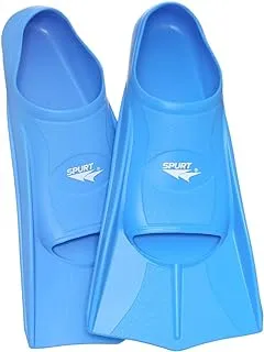 SPURT Silicone Swimming Fins, 45-46 - Blue