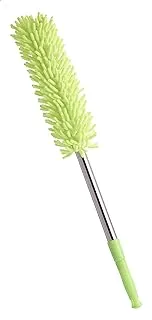 Extendable Car Cleaning Brush with Long Handle - Green Neon