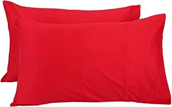 Pillowcases, 2 pcs, 45 * 65cm, (Red)