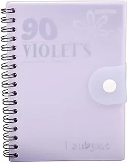 Mintra Ninety NoteBook A6 Size, Lined Ruling 90 Sheets, Violet