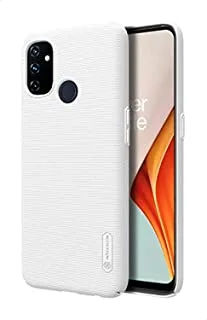 Nillkin super frosted shield hard back cover for oneplus nord n100 - white