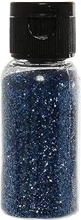 Mini plastic powder glitter bottle, blue