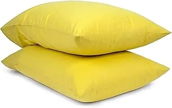 Cotton Standard Pillow Cover 50 Cmx70 Cm - Yellow