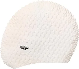 SPURT Bubble Swimming Cap Creamy